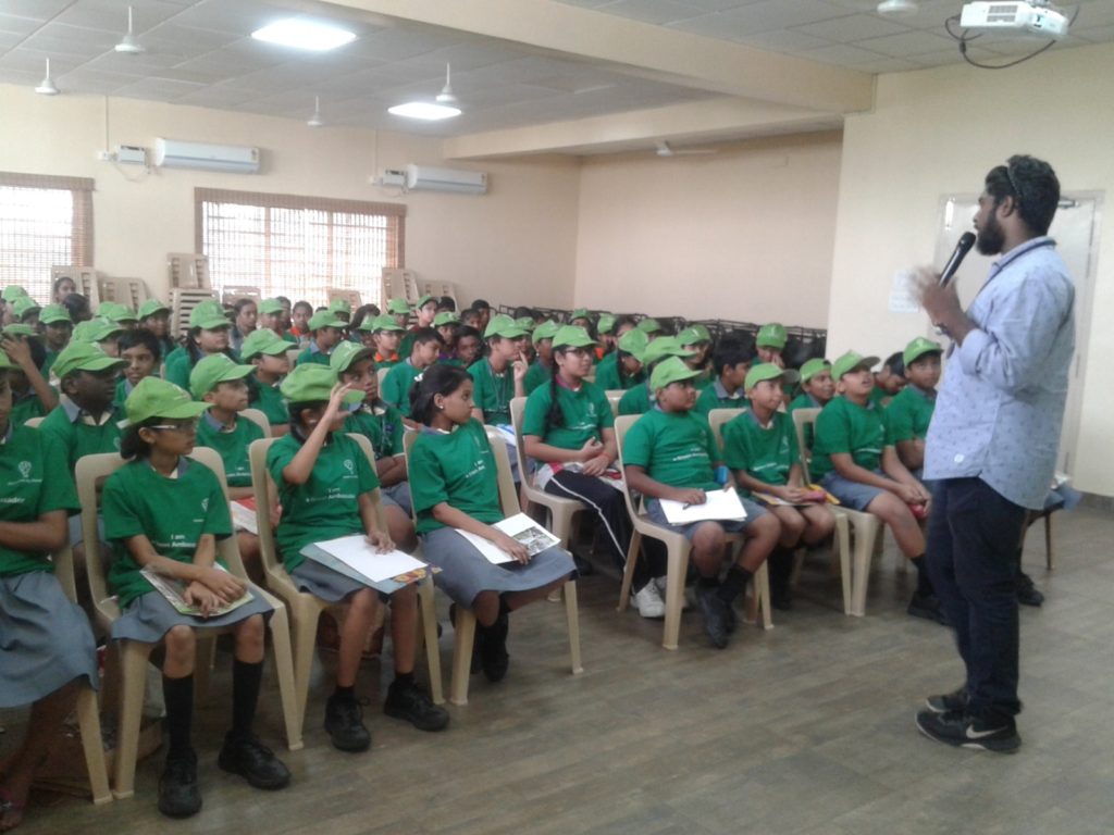 Conserve My Planet Session for the Students of Std. V to VII by Sharp NGO.