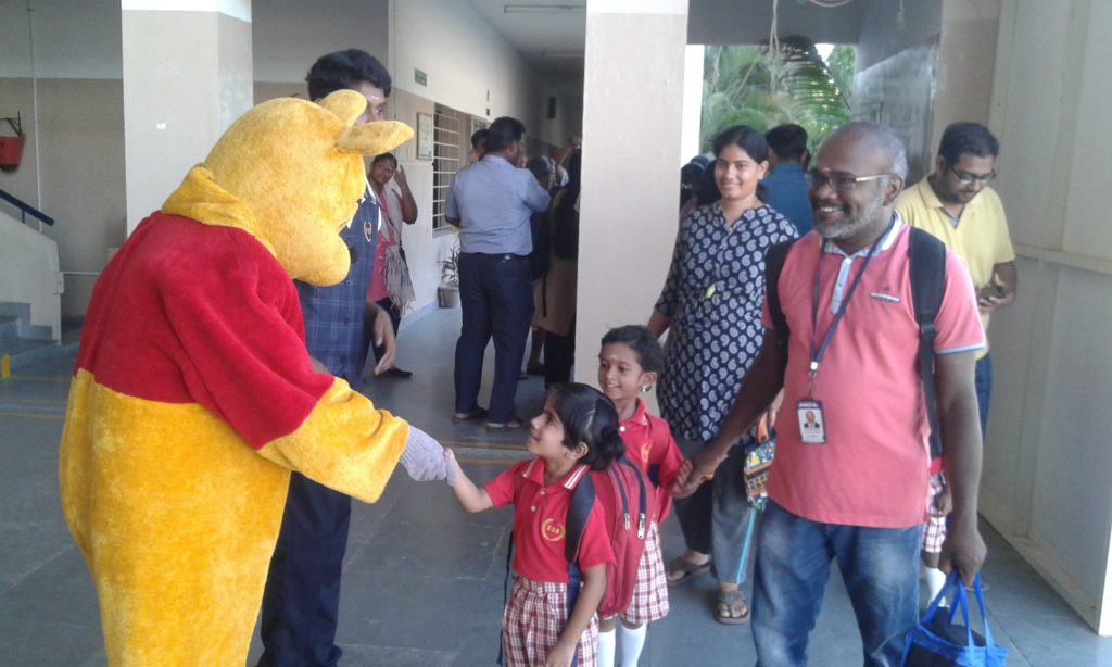 Warm welcome of our Kindergarten Kiddies