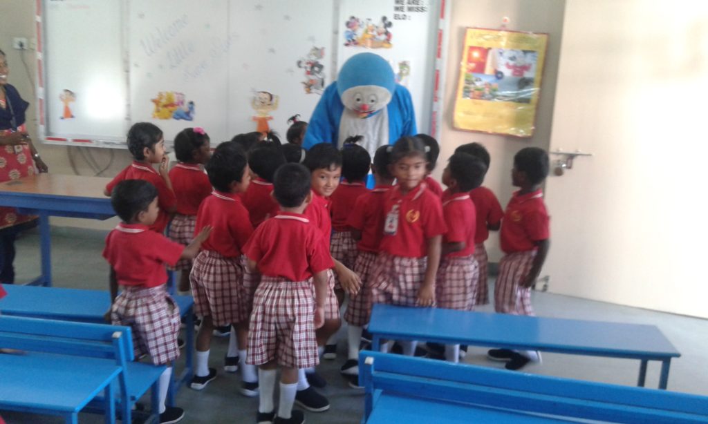 Warm welcome of our Kindergarten Kiddies