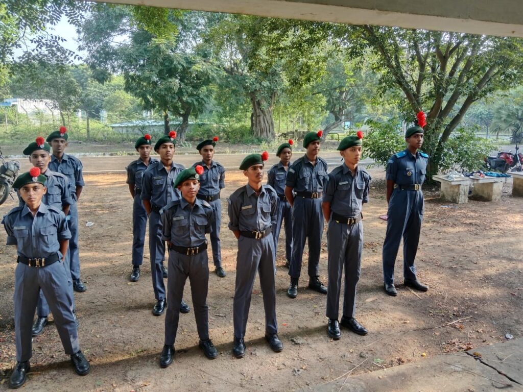 NCC cadets participated in the CATC-III Camp at Tambaram Air Force Station.