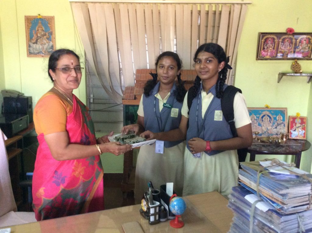 Motivational Talk by our students on the occasion of "Infini Day" A.Leela X B and M. Nandhitha XI B 