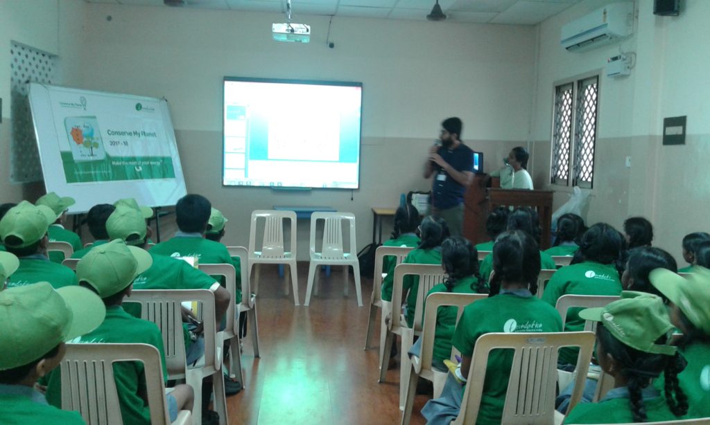 Conserve My Planet Session for the Students of Std. V to VII by Sharp NGO.