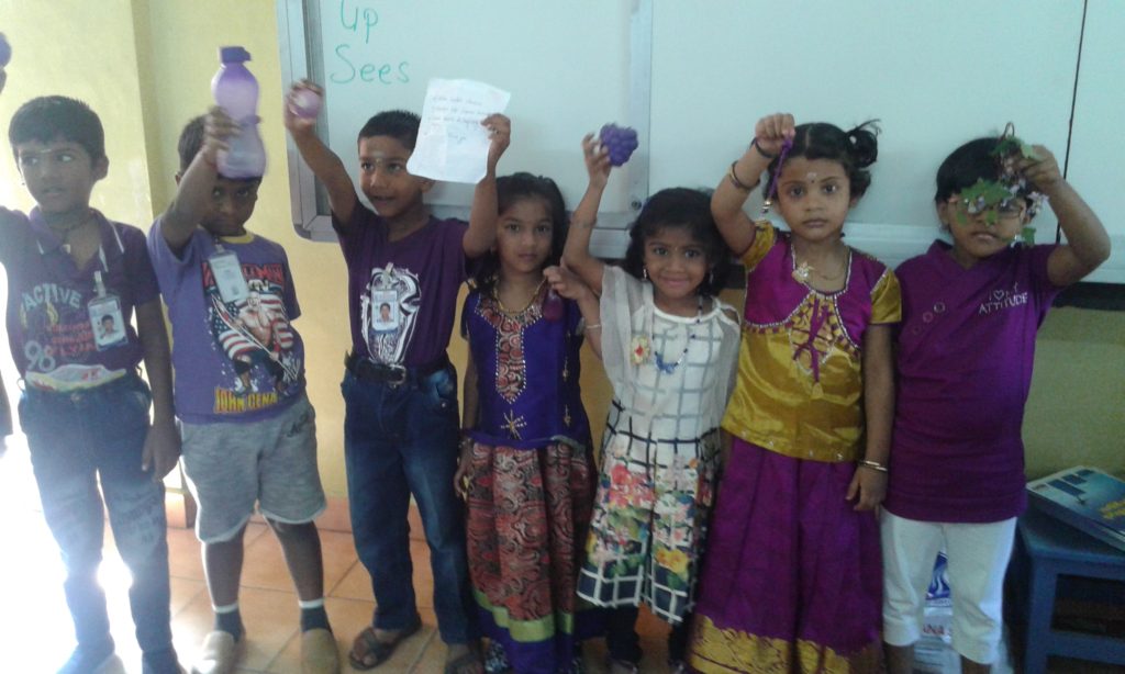 Violet - KG Colour Day