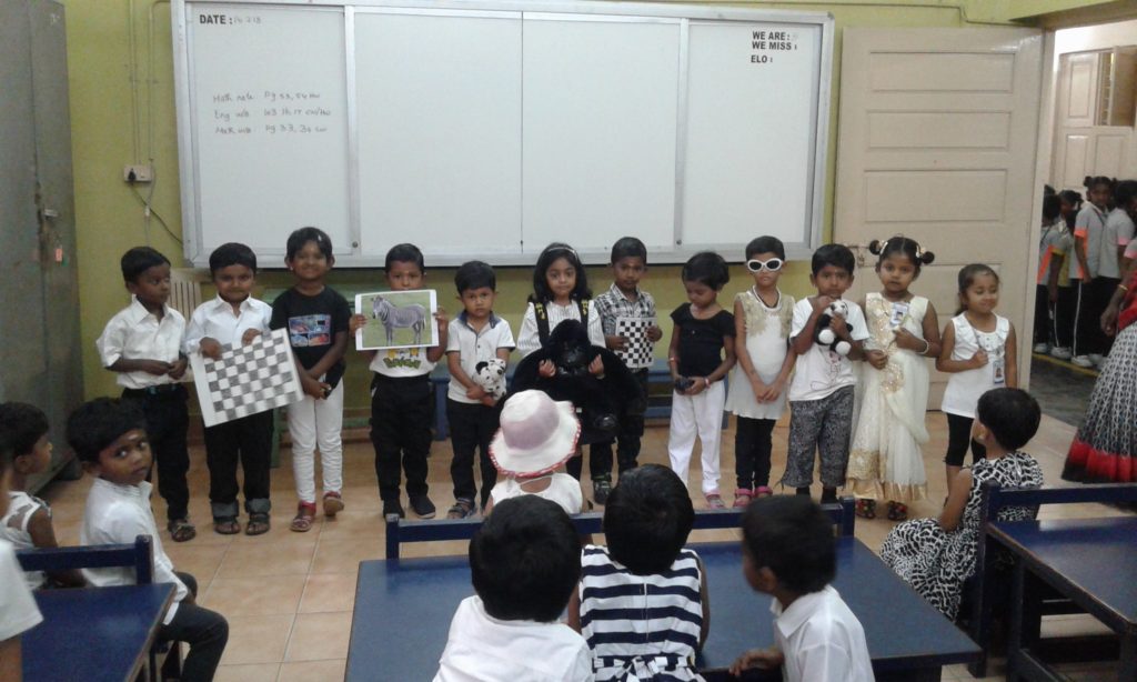 COLOUR DAY (BLACK/WHITE) FOR KG STUDENTS