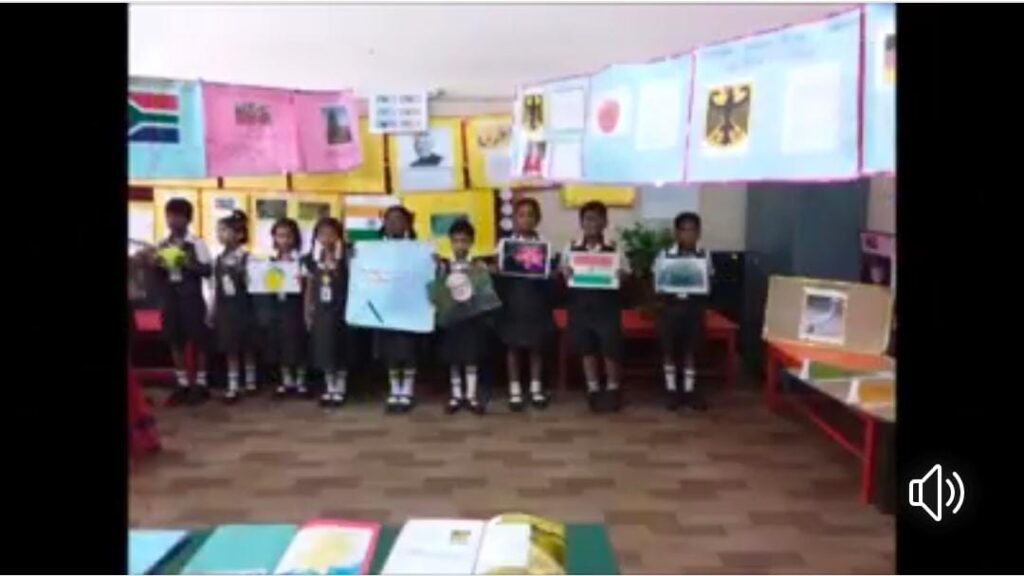 Project Display for Std. II (Topic: Scintillating Symbols)