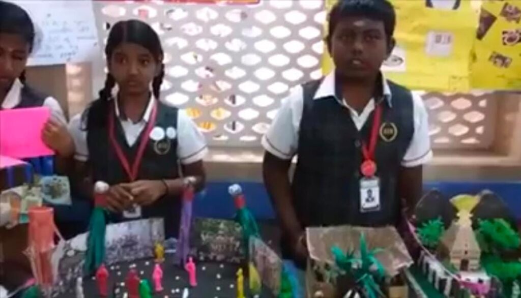 Project Display for Std. VII (Topic: Traditions Culture and Sports of India and Japan).