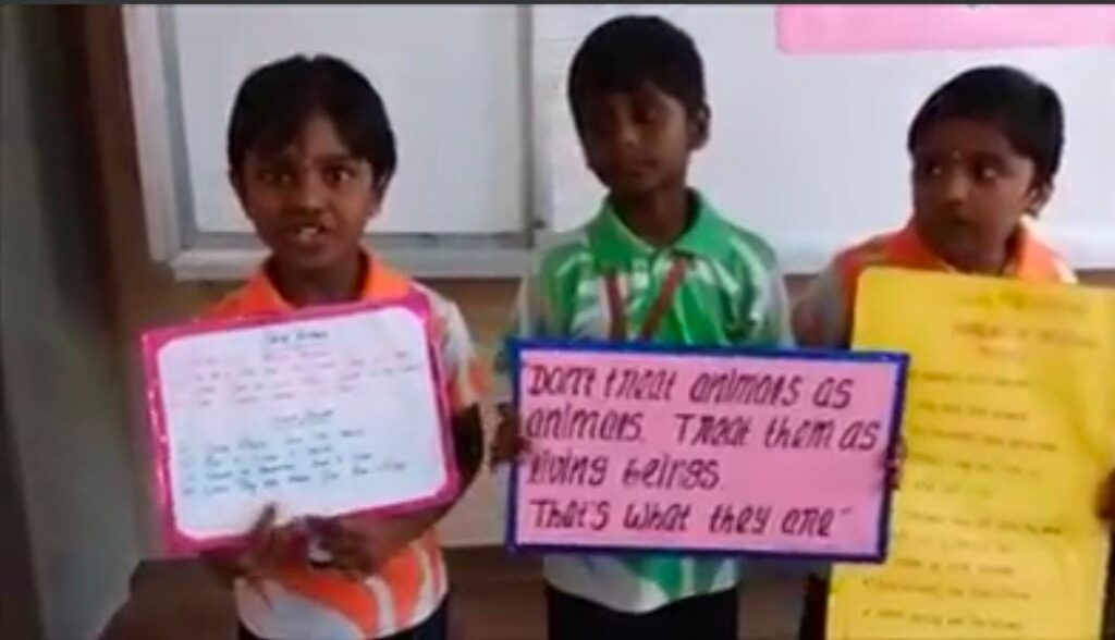 Project Display for Std. III (Topic: Diversity in Animals)