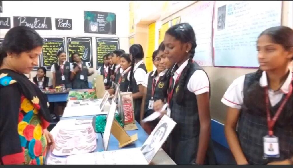 Project Display for Std.VIII (Topic: Paraphrasing Indian Poets and British Poets).