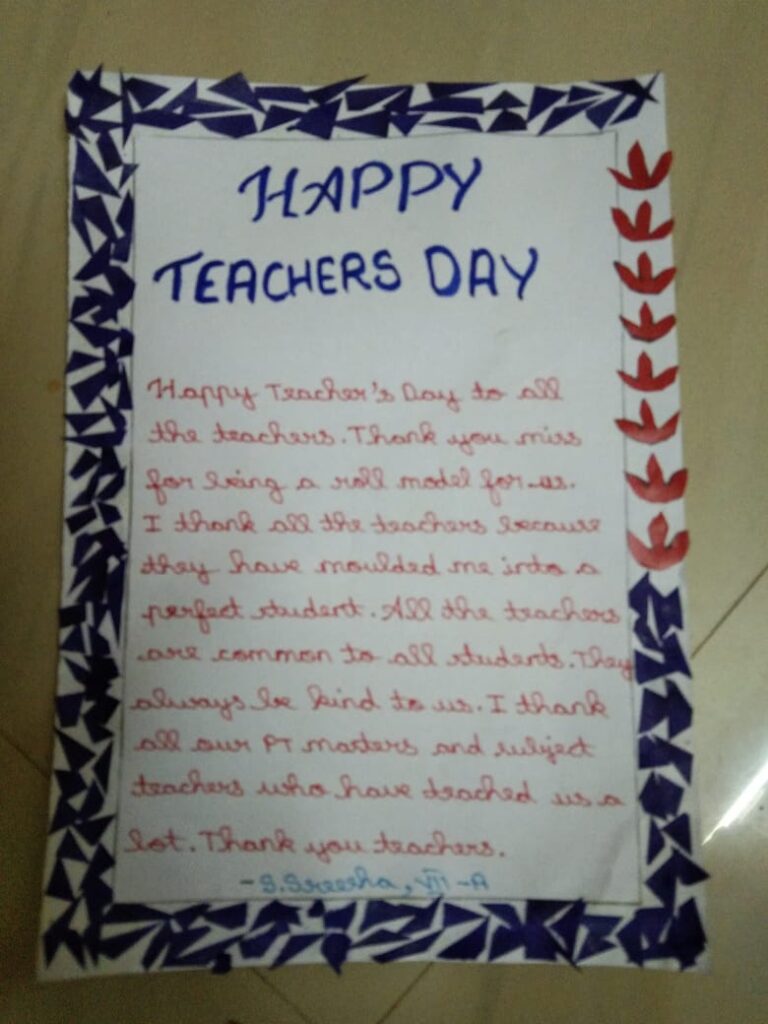 VIRTUAL TEACHERS DAY CELEBRATION 2020-21