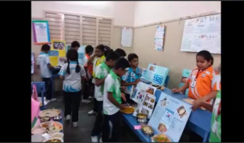 Project Display for Std. IV (Topic: Traditional Foods)