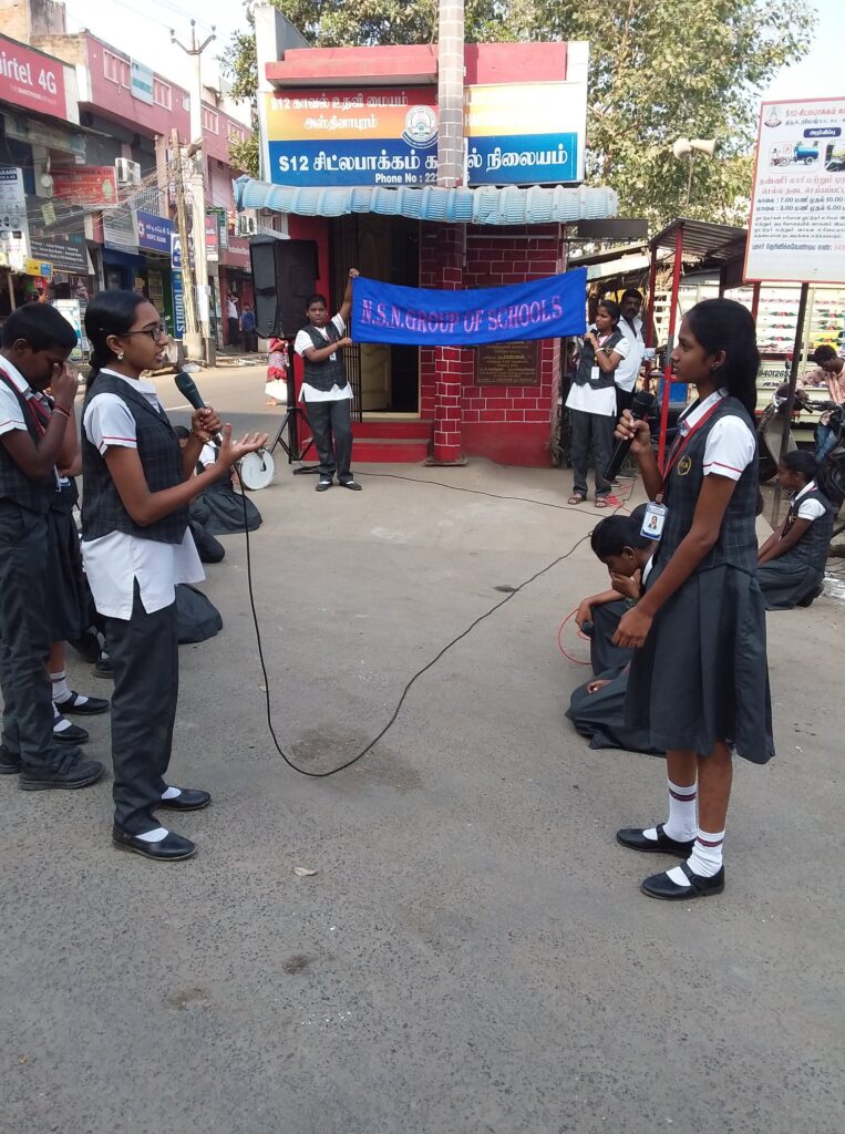 Street Play - Create awareness on the ill effects of Plastic by Prakriti Nature Club 