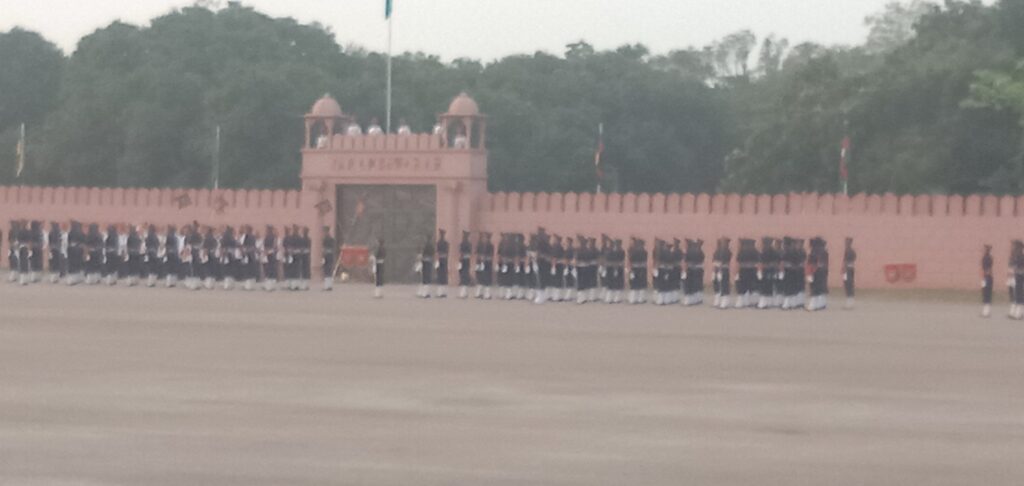 Selected students of Scouts/Guides,Band and JRC Students will witness the Passing Out Parade at the 