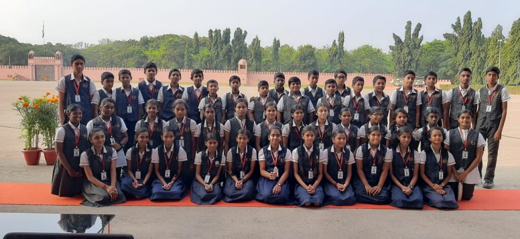 Selected students of Scouts/Guides,Band and JRC Students will witness the Passing Out Parade at the 