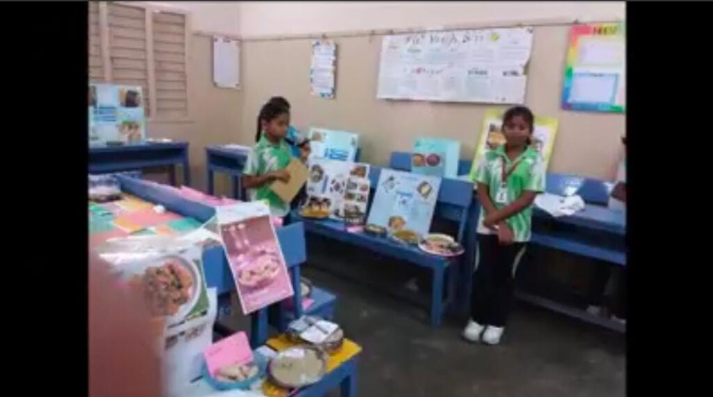 Project Display for Std. IV (Topic: Traditional Foods)