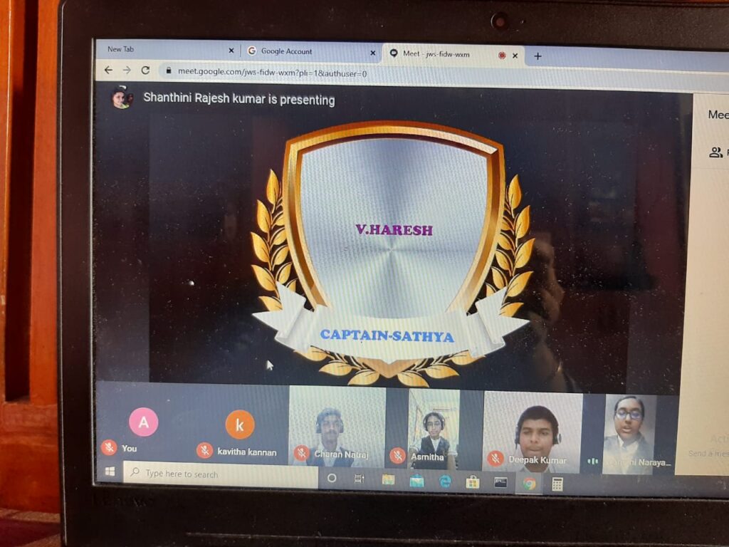 VIRTUAL INVESTITURE CEREMONY 2020-21