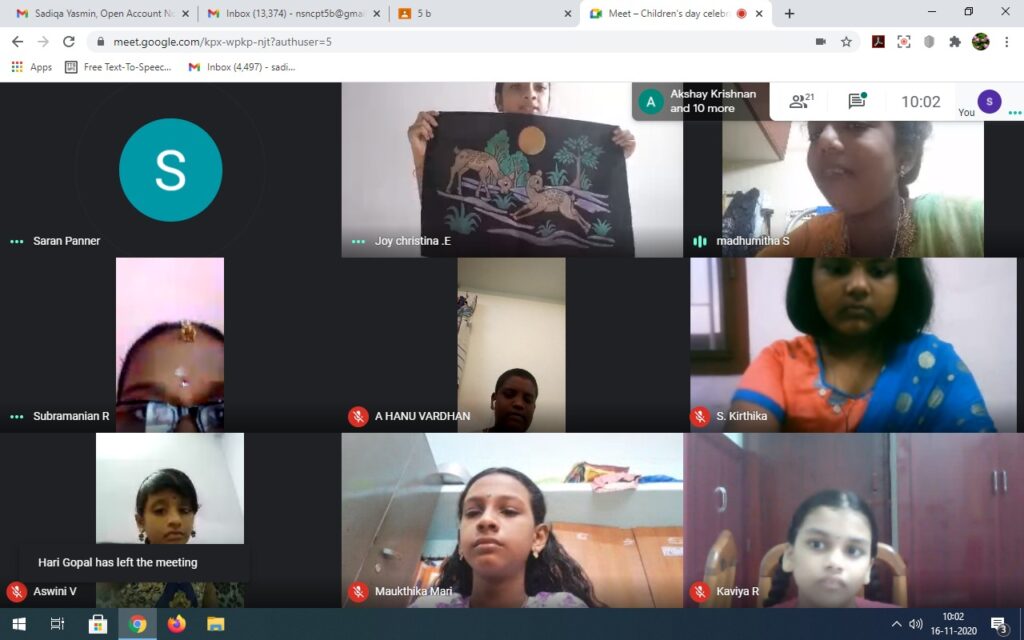 VIRTUAL CHILDRENS DAY CELEBRATION 2020-21