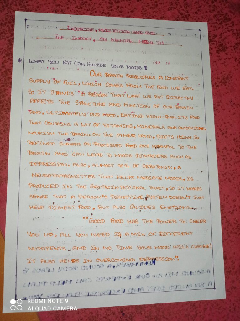 WORLD MENTAL HEALTH DAY