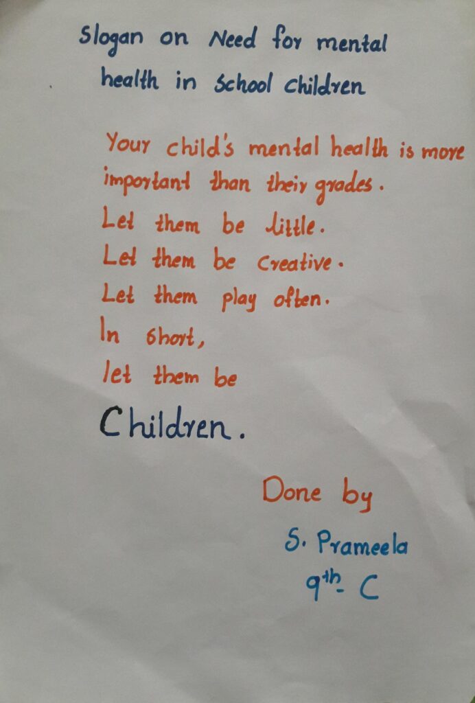 WORLD MENTAL HEALTH DAY