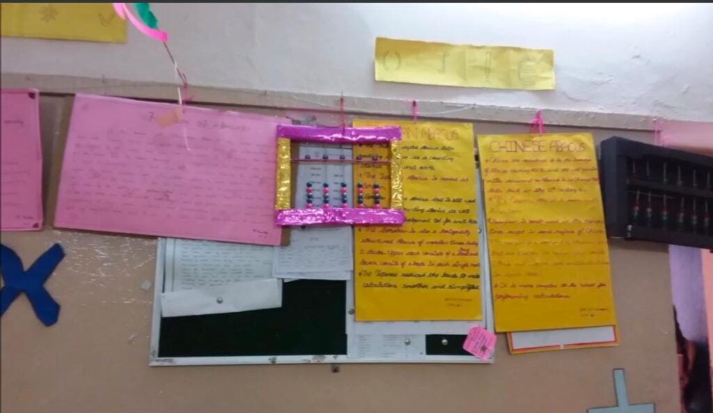 Project Display for Std. VI (Topic:Life of Mathematics)