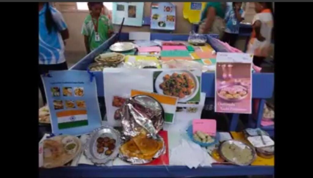 Project Display for Std. IV (Topic: Traditional Foods)