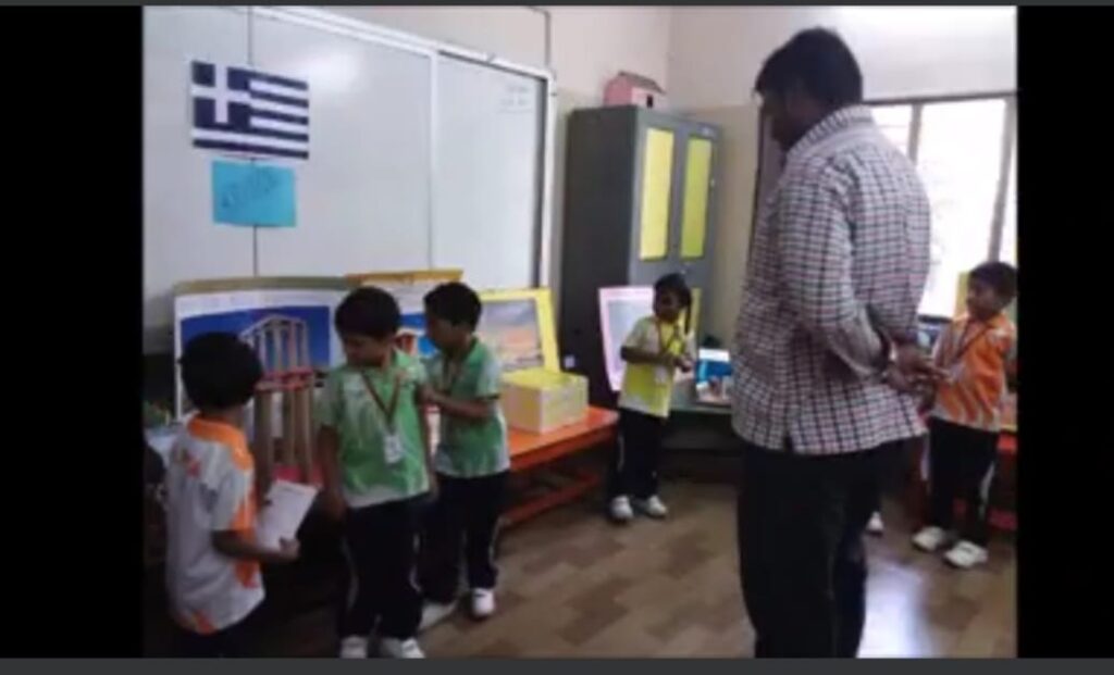 Project Display for Std. I (Topic:'WHEELS UP' - Important Places to Visit)