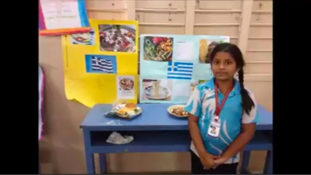 Project Display for Std. IV (Topic: Traditional Foods)