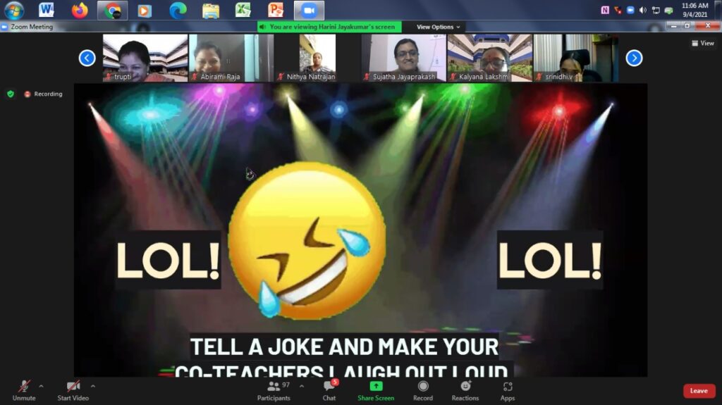 Virtual Teachers Day Celebration 2021