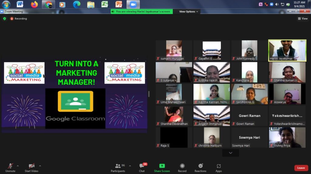 Virtual Teachers Day Celebration 2021