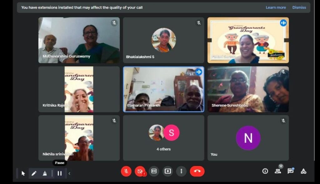 Virtual Grandparents Day Celebration 2021