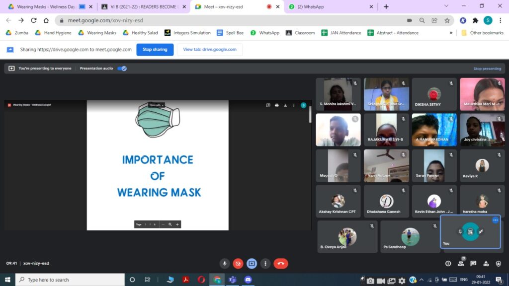 Fab and Fit Wellness Club Day -29.01.22 (Activities to stay fit and be healthy)