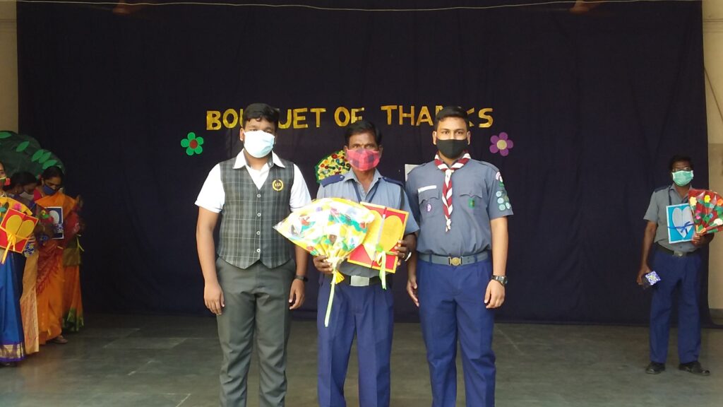 Bouquet of Thanks to the support staff