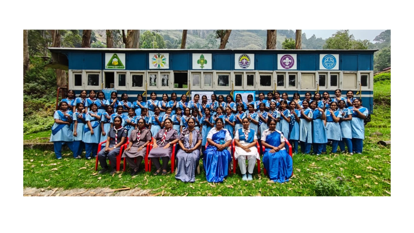 NSN Guides contingent during a school event